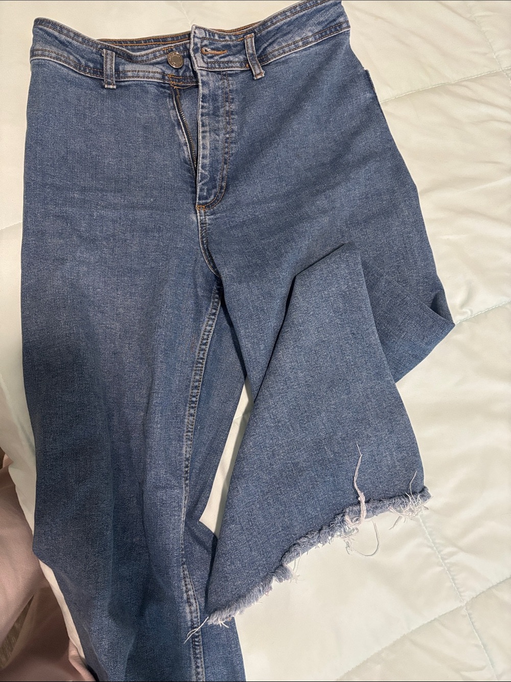 Zara Classic High-Waist Women's Blue Denim Jeans